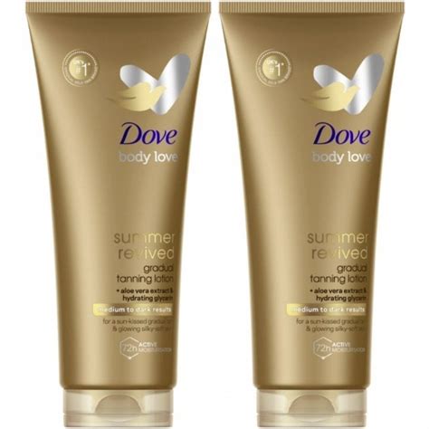 dove moisturiser with tanning.